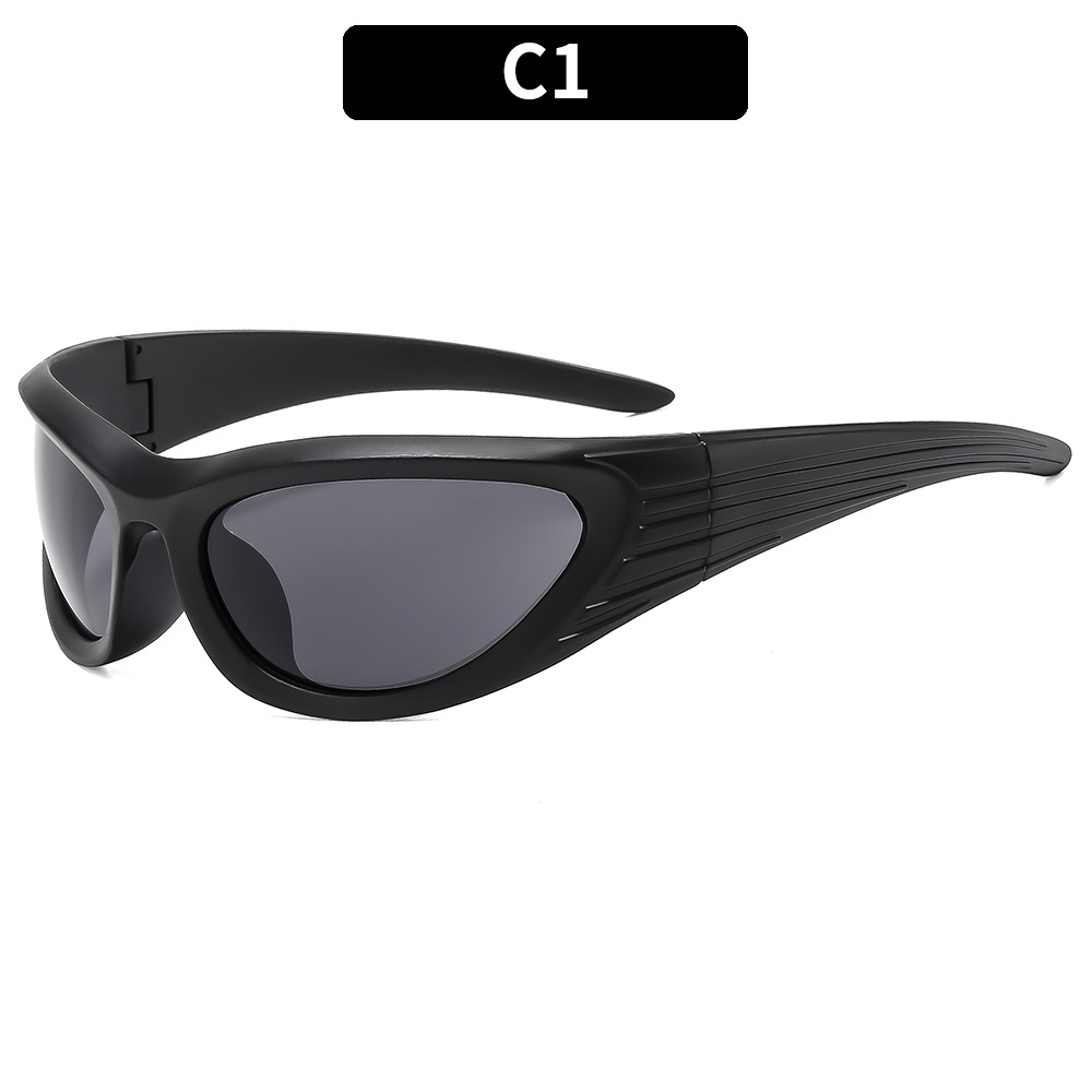 Personalized and versatile sunglasses, sports cycling large frame sunglasses, men's and women's trendy glasses