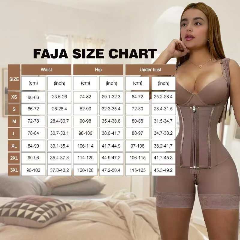 High Compression Girdle Shaper Colombian Fajas Shapewear Postpartum Belly flat Sheath Waist Trainer Belts Woman Extreme Corset W250120