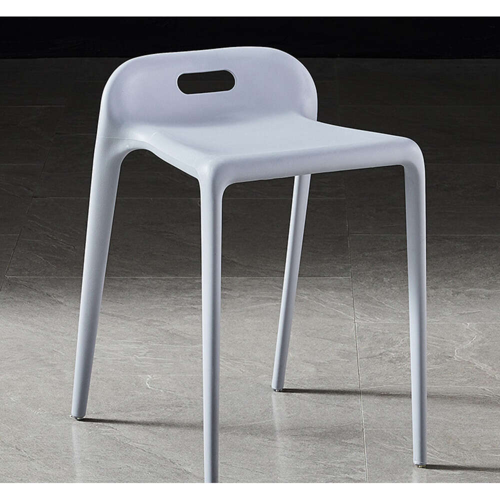 0179 Plastic thickened for home use, living dining, high simple modern table square stool, dining room and other chairs
