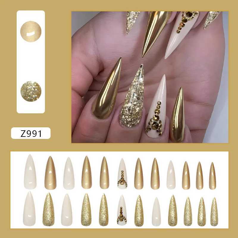 Bright Stars 24 Pcs Press on Nails Pink Gradient Fake Nails Glossy Artificial Finger Manicure Reusable False Nails for WomenW250120