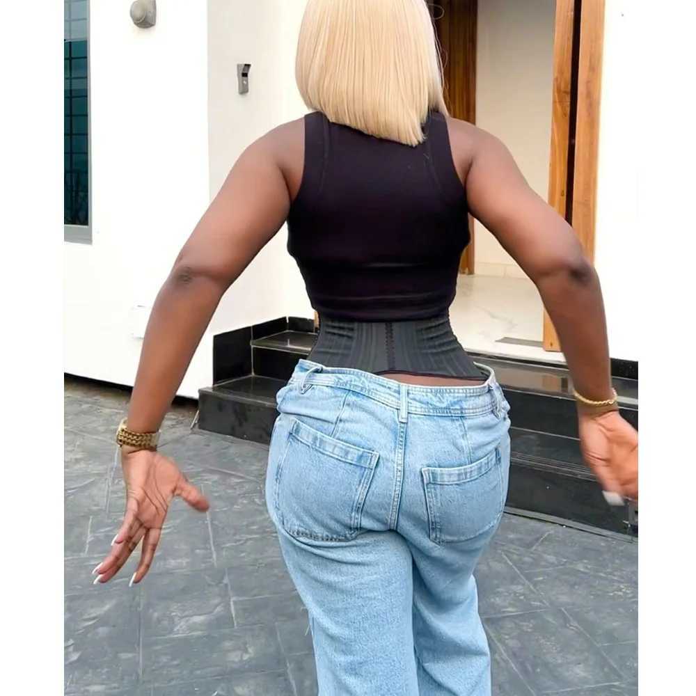 High Elastic Body Shaper Waist Trainer Tummy Control High Compression Shaping Corset Colombian Girdles Slimming Belt shapewear W250120