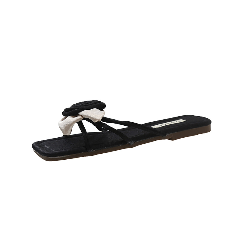 Women Slippers Flat Bottom Fashion wer hot Design Outdoor Wear Triple Black Beige Pink Khaki Free shipping