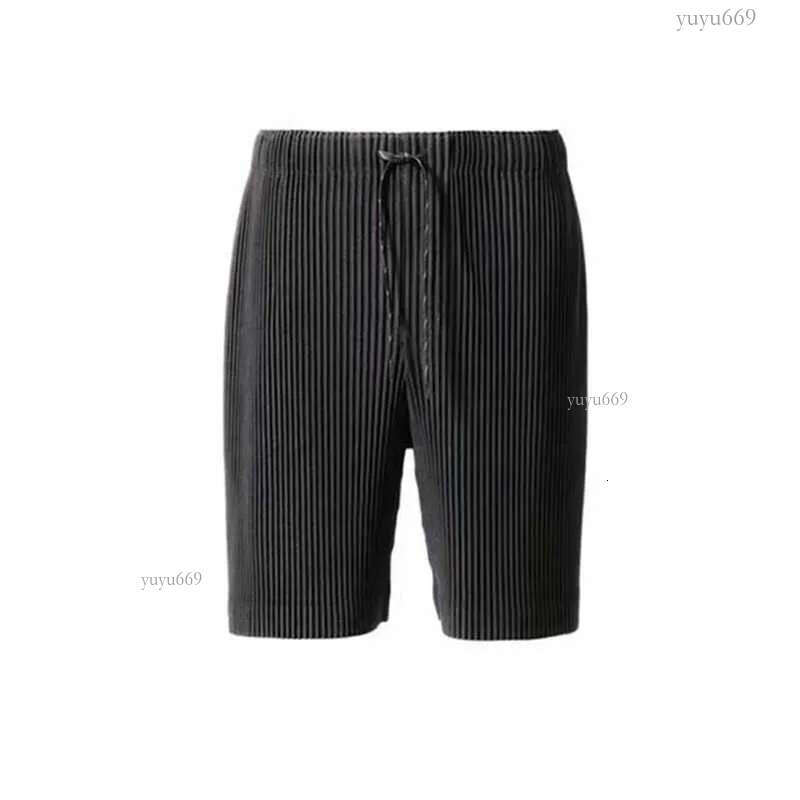 New Pleated HOMME PLISSE Shorts Men Women Joggers Drawstring HOMME PLISSE Breechcloth streetwear mens shorts X0628