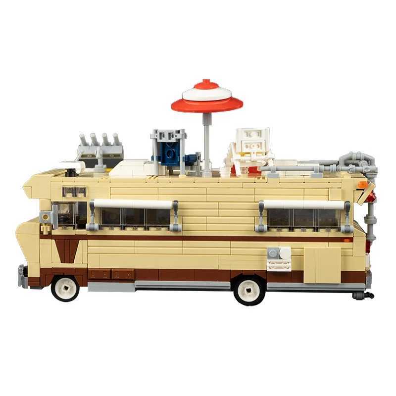 Moc The Walking Deaded Car Dales RV Model Building Blocks Kit Movies1973 Chieftainer Van Vehicle Bricks Toys Gifts W250115