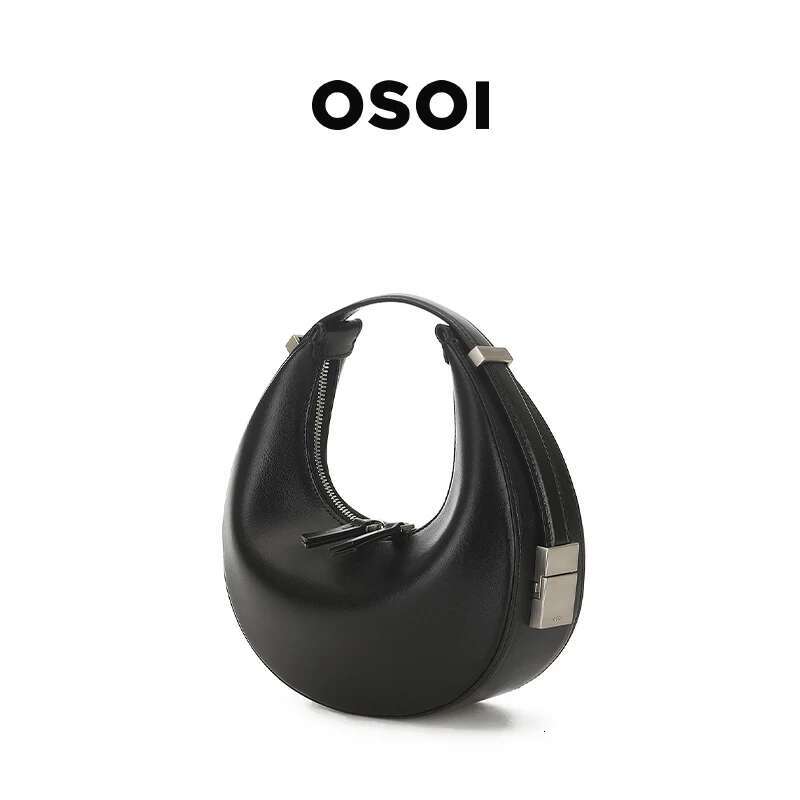OSOI Korean Women's Moon Bend Casual Fashion One Shoulder Underarm Handheld Crescent Bag