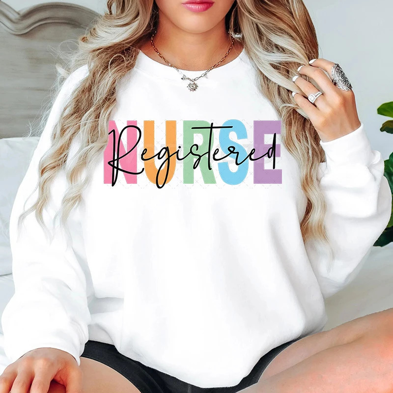 Registered Nurse Sweatshirt for Women RN Shirt for Registered Nurse Nursing Crewneck Pullover Gift for Registered Nurse Sweater 250113