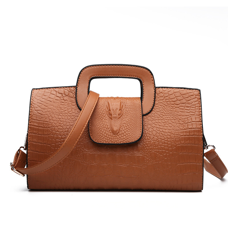 Briefcases 2024 Alligator Laptop New Bags Cow Leather women Briefcase Male Handbags Messenger 14 Inch Computer Bag