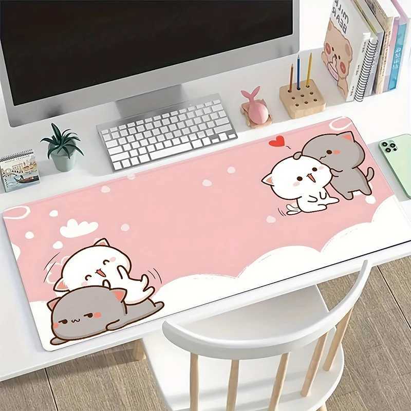 Cute Cats Mouse Pads Gamer Cabinet Desk Mat Computer and Office Supplies Keyboard Gaming Pad Mouspad Xxl Mousepad Speed Deskmat O250118