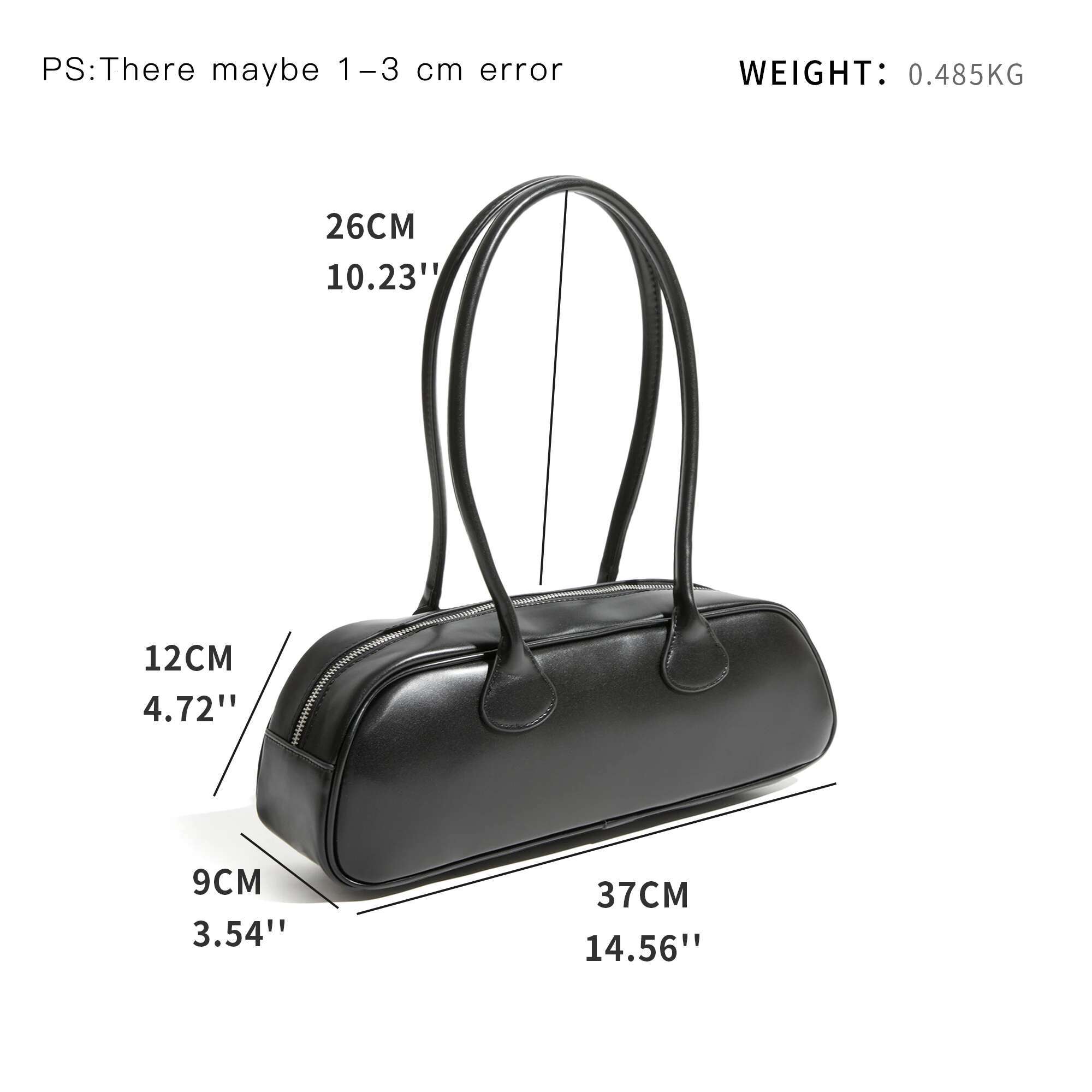 MABULA Classical Underarm Hobo Bag Simple Vegant Leather Women's Satchel Handbag korean Exquisite Black Top Handle Purse