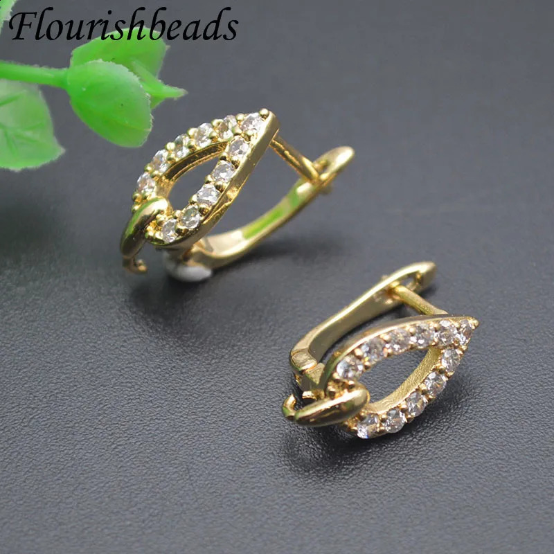 Variou Shape Gold Silver Color Earring Hooks Fit Dangle Earrings Making Jewelry Findings 30pcs/lot 250117
