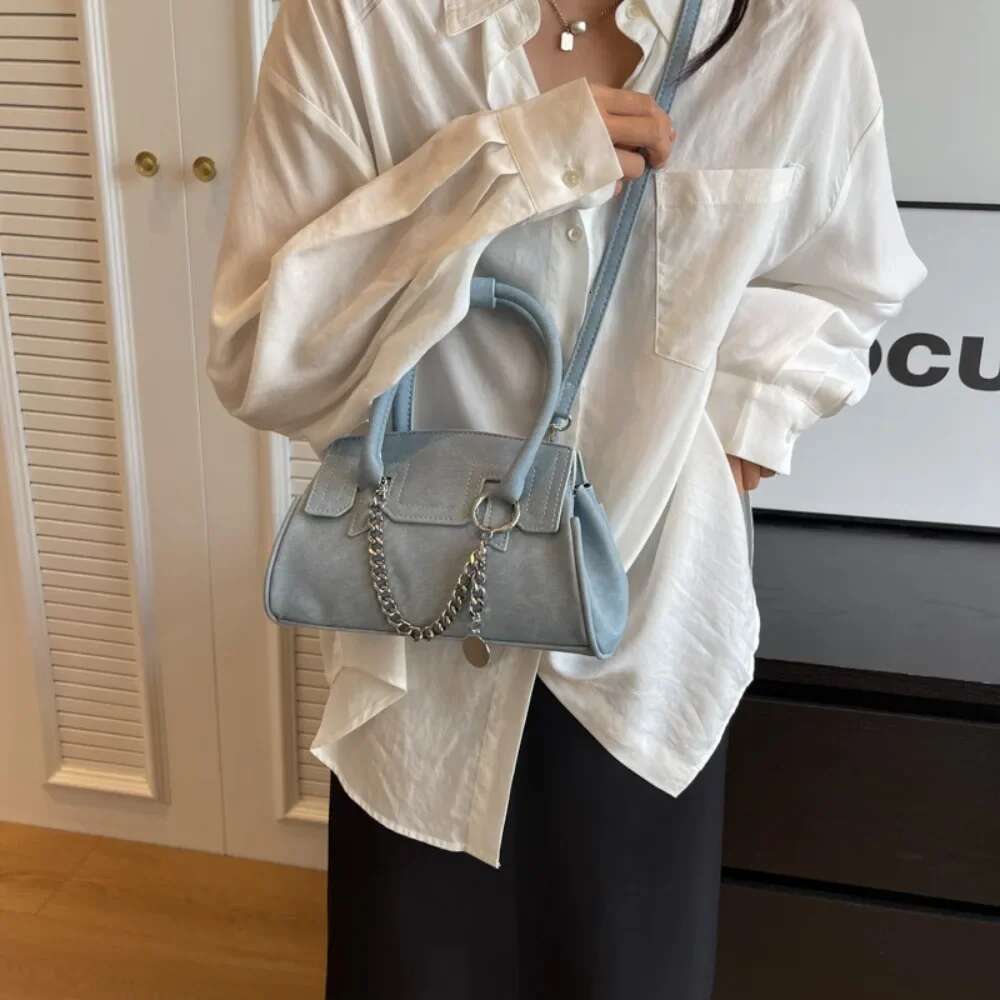 Simple Versatile Women's Bags Classic Soft Handle Lady Small Handbags Spring Fashion Single Shoulder Crossbody Bag