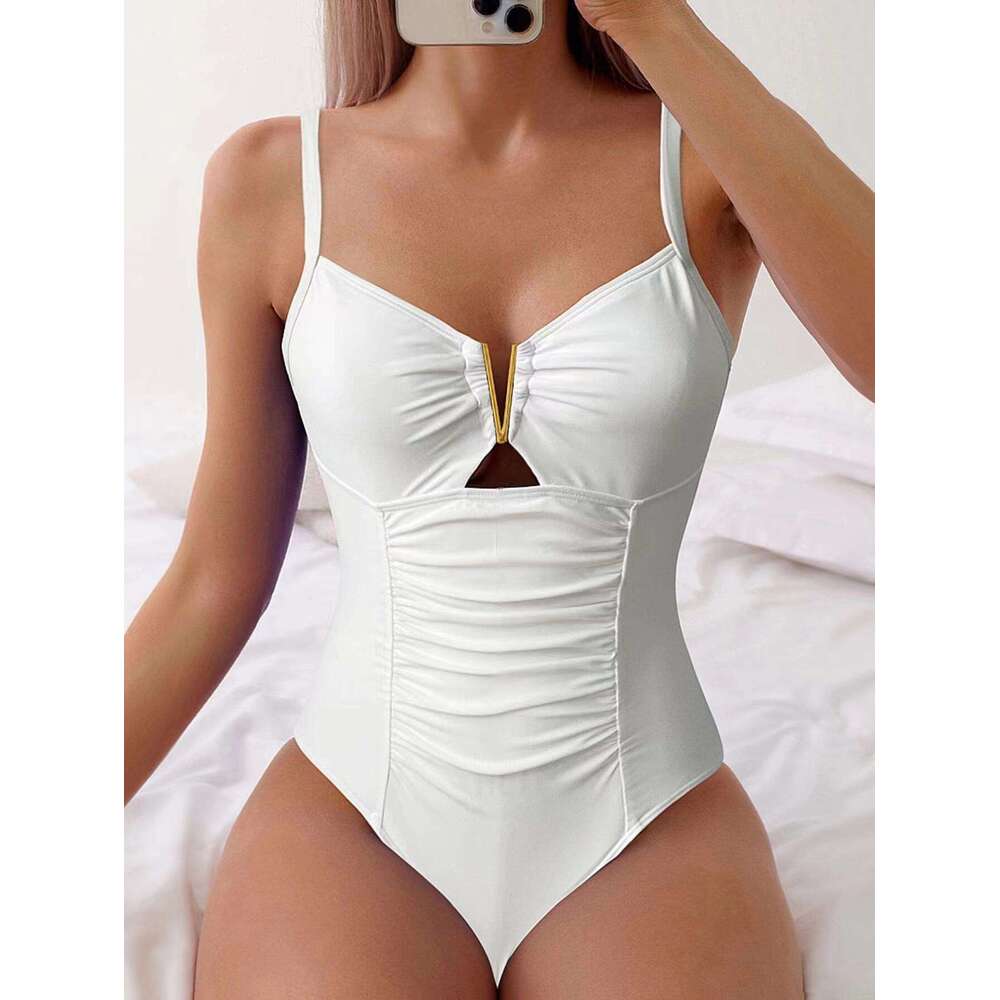 2025 New Sexy Slimming One Piece Swimsuit for Women Shaping Conservative Triangle Bikini Designer Bikini Swimwear Designer Bathing Suit New Arrival Ne