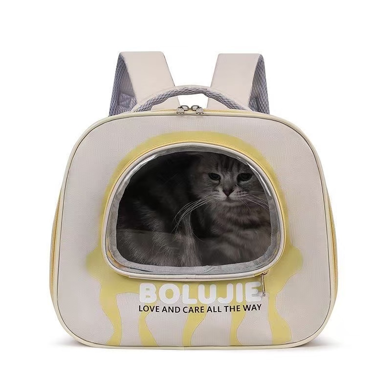 New pet bag for cats traveling portable cat bag breathable waterproof large capacity dog backpack