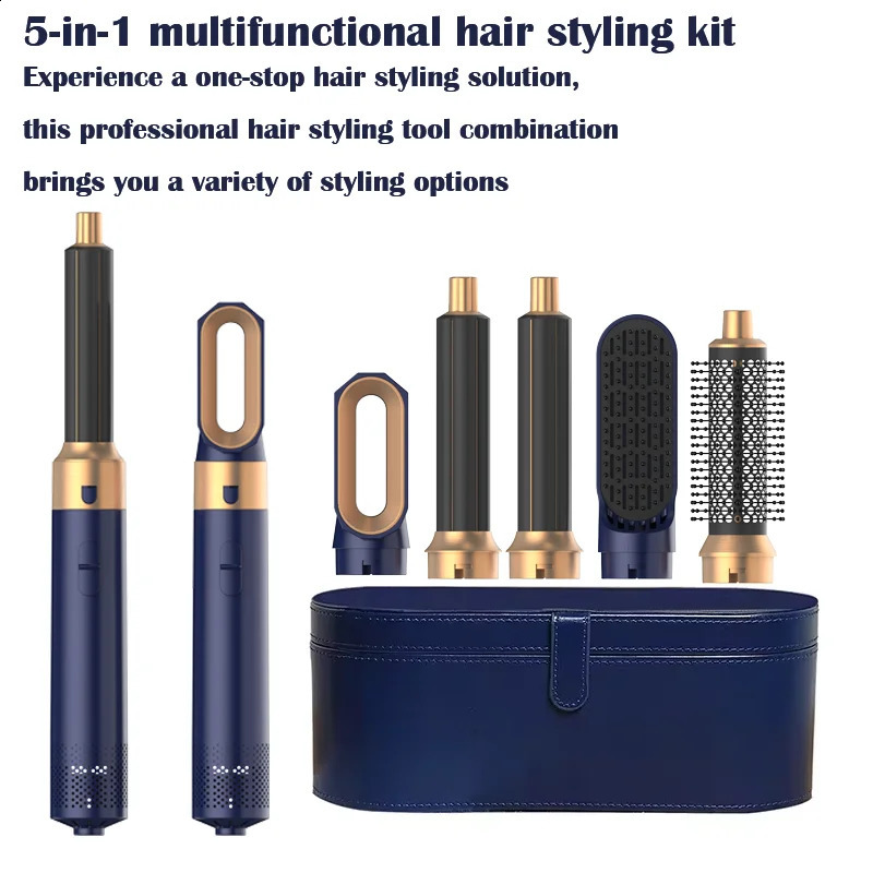 5 in1 Curling Iron Hair Dryer Multi Hair Styler Hair Straightener With Hair Brush Hairdryer For Hair Dryer Hair Multi Styler 250120