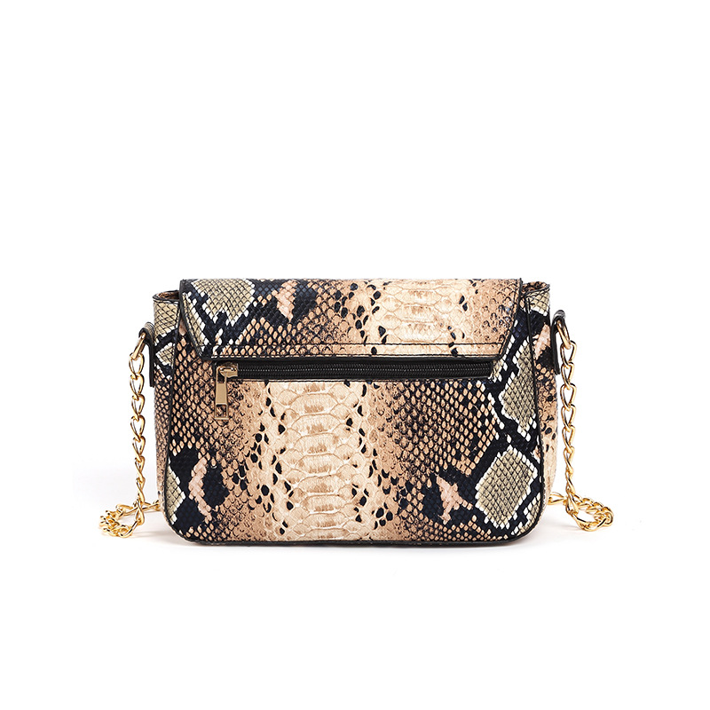 Cross NEW border serpentine single shoulder crossbody 2025 new European and American retro armpit small square chain female bag foreign trade wholesal