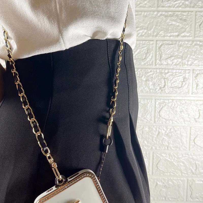 Phone Strap Antilost Lanyard phone charm Holder Mobile Accessories Crossbody Necklace Cord Chain Black Color for All Case 250118 - view 5