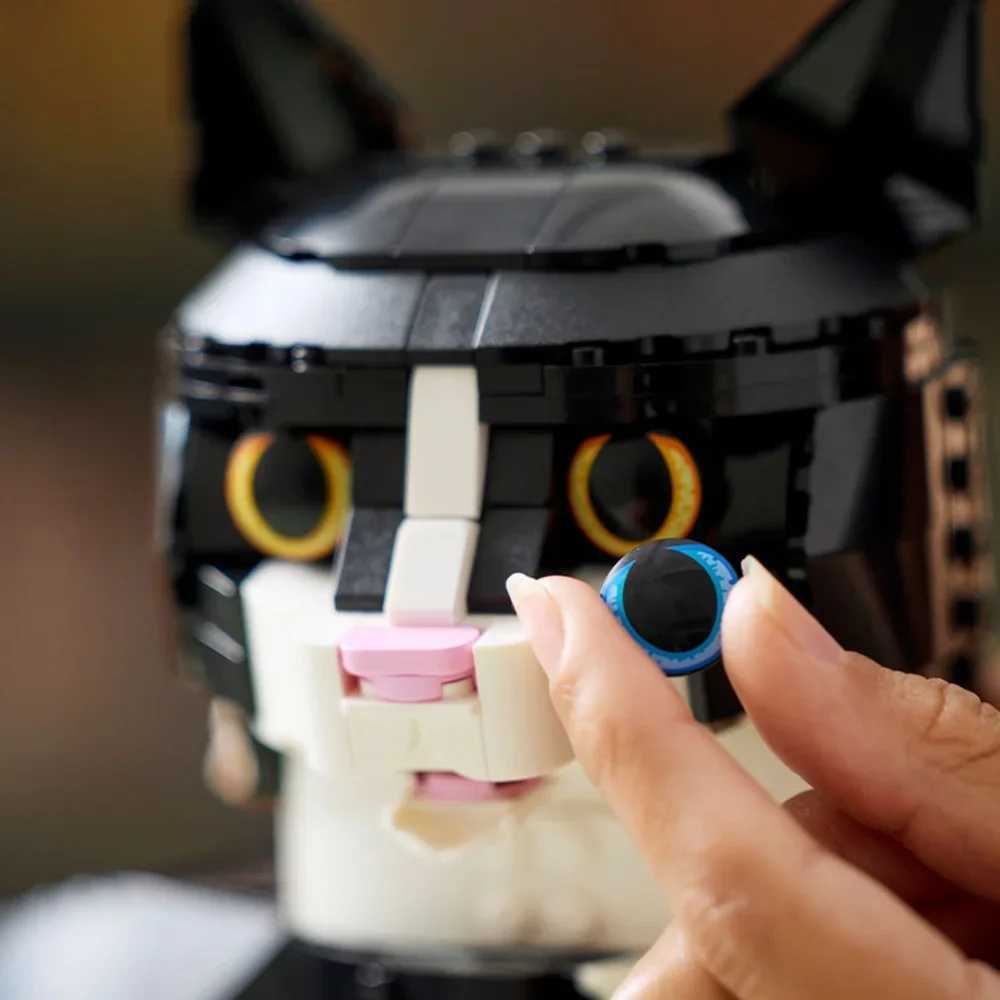 Ideas Building blocks Set Home Dcor Cat Gift for Animal-Lovers Cat Gifts Collectible Model Creative Activi for Adult W250115
