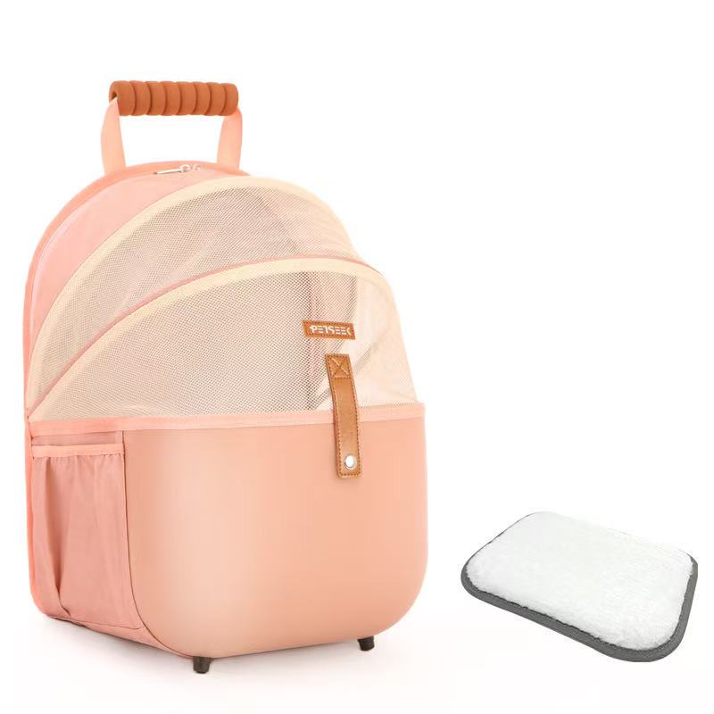 Pet seeking cat bag, portable cat bag, large capacity backpack, pet space cabin, breathable dog bag, take out items