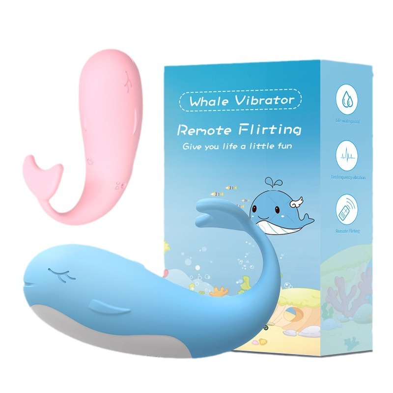 Remote Control Little Whale Vibrating Massager for Adults - Ideal for Long Distance Relationships