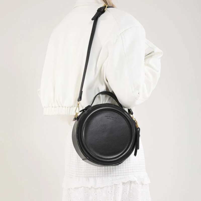 Round Leather Crossbody Bags For Wen Luxury High Quality Handbags Wen Bags Designer Shoder Bag Fem Cluh Purses Z250514