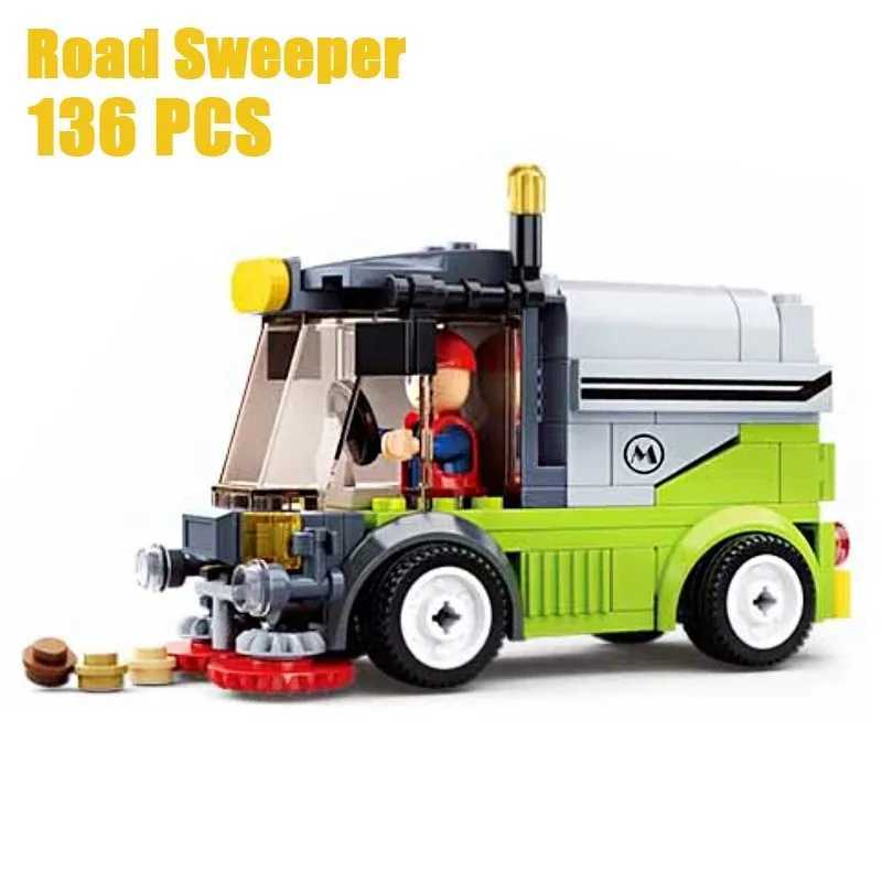 Creative Learning Toolset of Scale Town Transportation Cleansers: Interactive Washing Station Accessories by Model Number