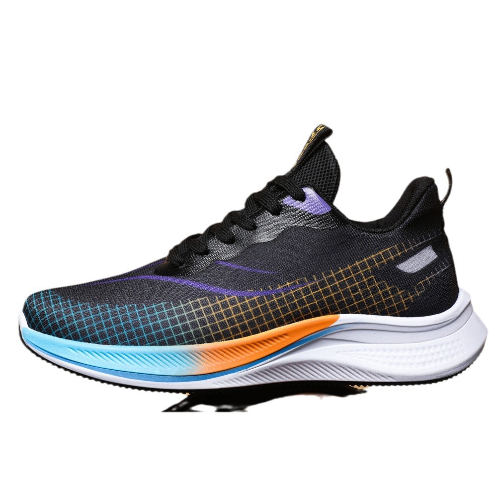Running shoes for students 2025 summer new men's breathable wear training running shoes non-slip sports shoes