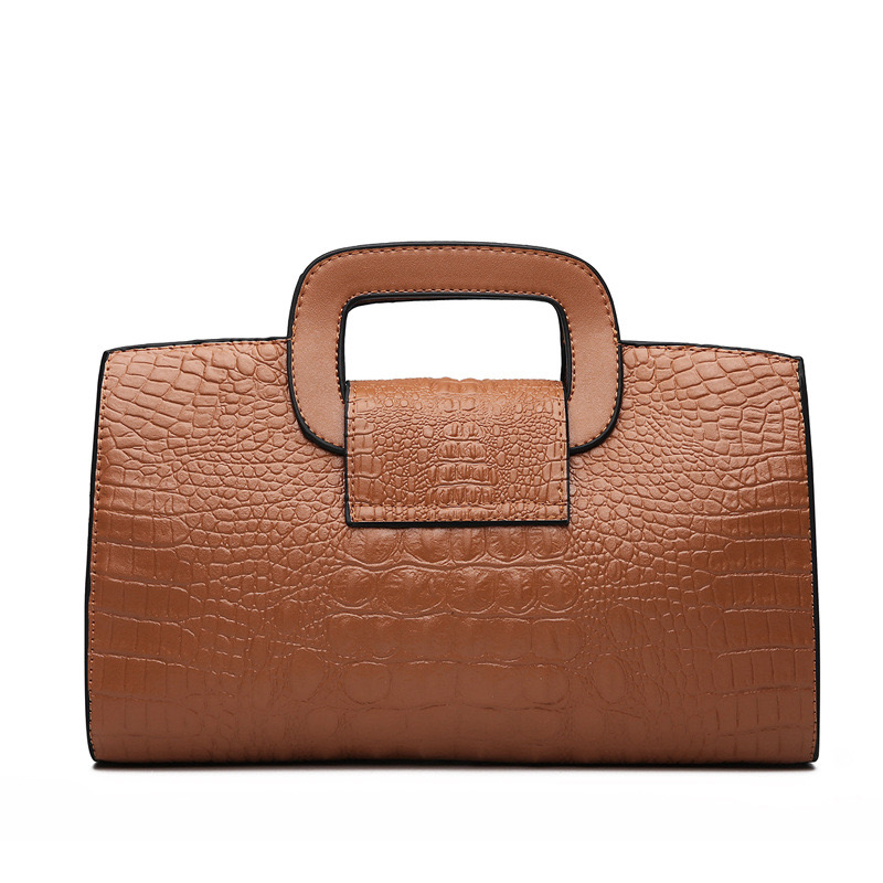 Briefcases 2024 Alligator Laptop New Bags Cow Leather women Briefcase Male Handbags Messenger 14 Inch Computer Bag