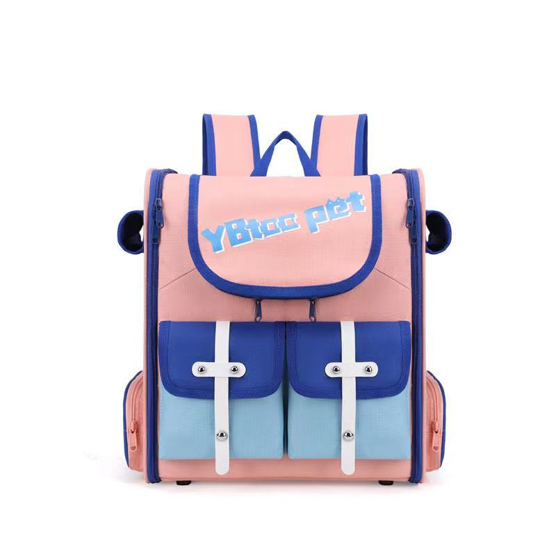 New backpack cat bag, outdoor bag, portable large pet bag, space cabin pet dog backpack, pet supplies