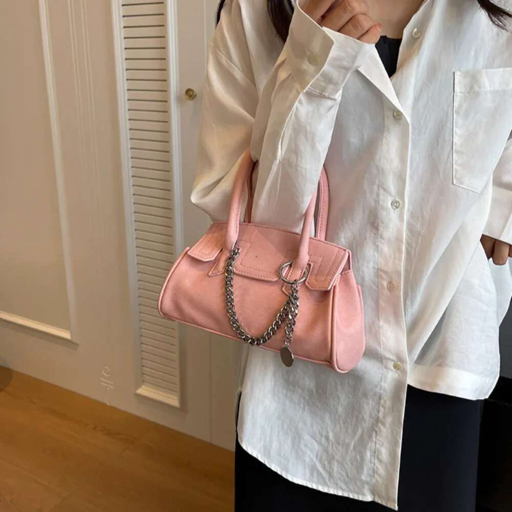 Simple Versatile Women's Bags Classic Soft Handle Lady Small Handbags Spring Fashion Single Shoulder Crossbody Bag