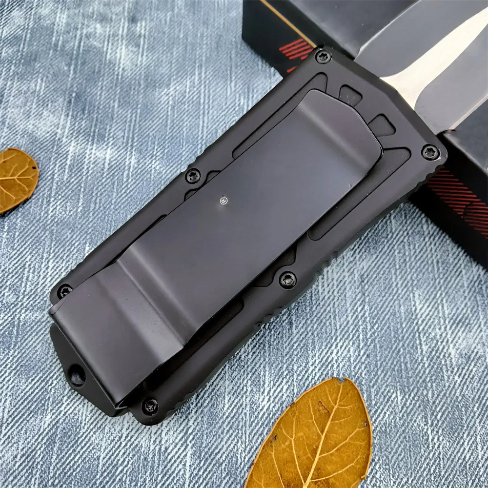 NEW Micr 157-1T Exocet Tactical Money Clip Pocket Knife 440C Blade Black Zinc Alloy Handles Mini Multitools Outdoor Hunting Knives 3300 3200 3400 CUP2