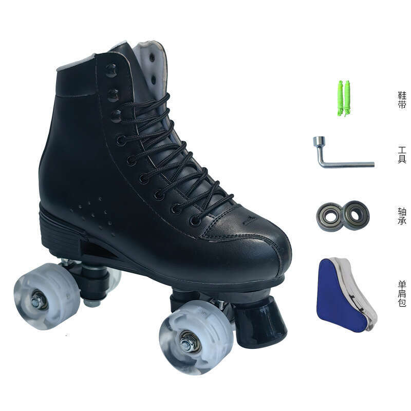 Double Row Men S And Women S Quad Children S Roller Adult Ice Skates Flash Beginners