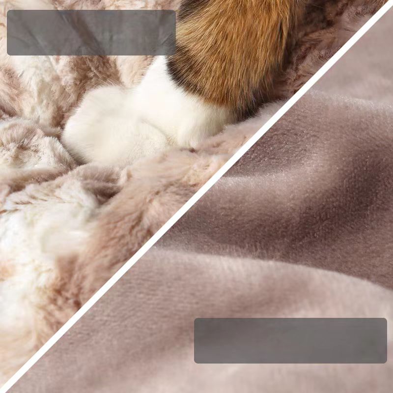 Fluffy plush Dog Cat Pet Sofa Soft calming sofa bed suitable for medium sized small cats and dogs