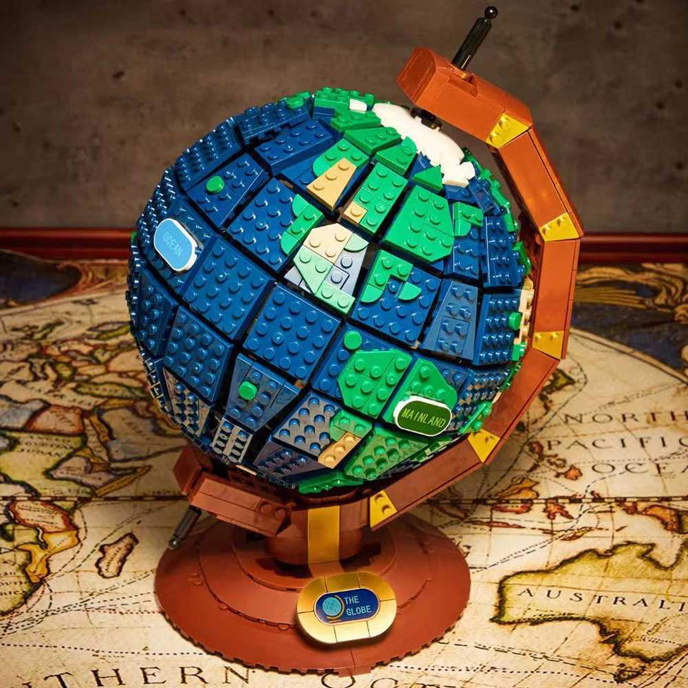 DK80006 Ideas Space Globe Building Blocks Bricks Educational Enlightenment Toys Birthday Christmas Gifts 1587pcs W250115