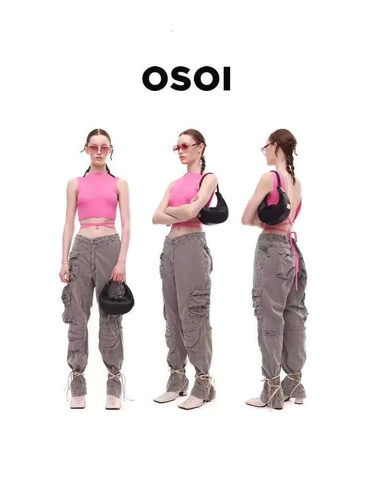 OSOI Korean Women's Moon Bend Casual Fashion One Shoulder Underarm Handheld Crescent Bag