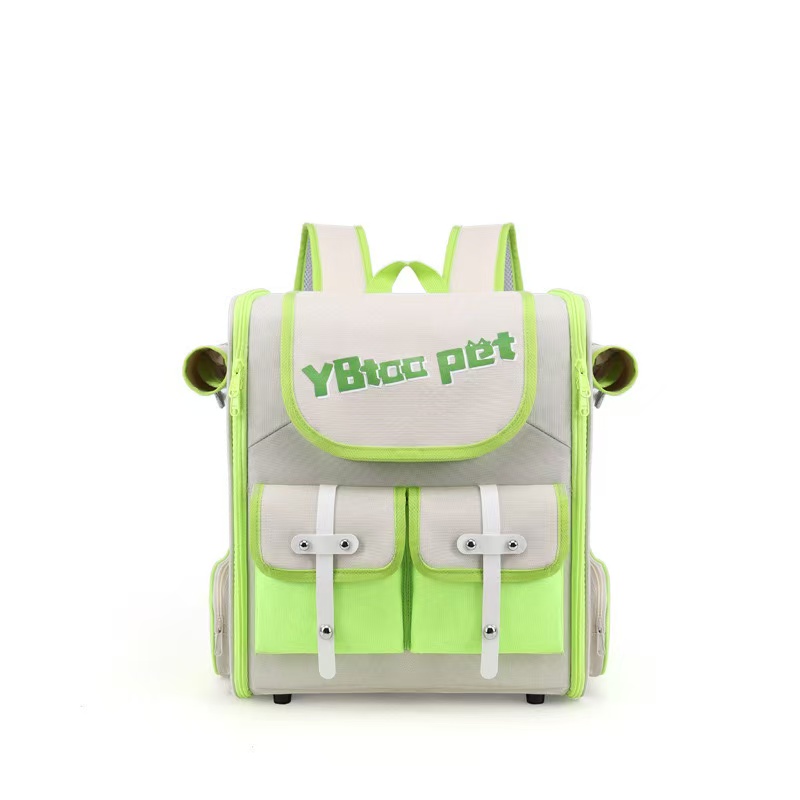 New backpack cat bag, outdoor bag, portable large pet bag, space cabin pet dog backpack, pet supplies