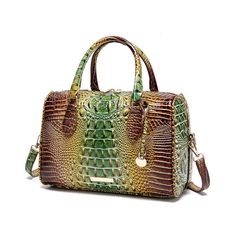 Travel Retro Women's Bag Brahman Crocodile Pattern