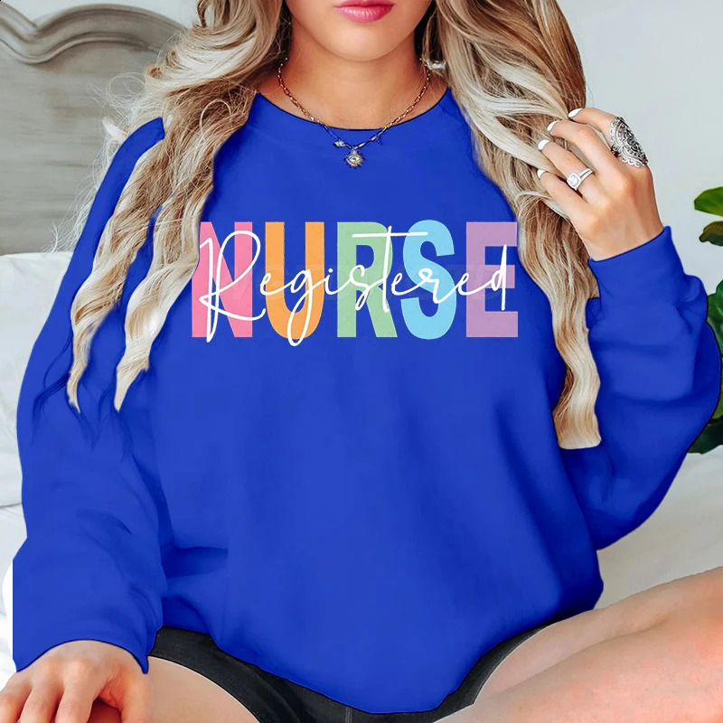 Registered Nurse Sweatshirt for Women RN Shirt for Registered Nurse Nursing Crewneck Pullover Gift for Registered Nurse Sweater 250113