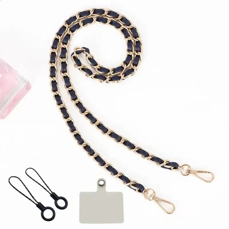Phone Strap Antilost Lanyard phone charm Holder Mobile Accessories Crossbody Necklace Cord Chain Black Color for All Case 250118 - view 7