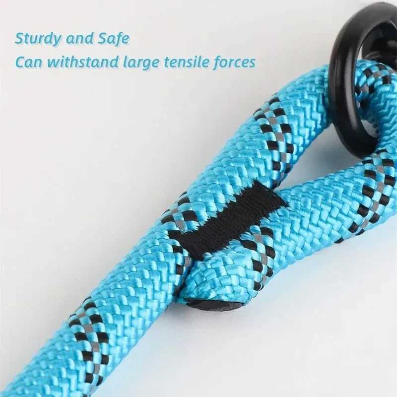 150Cm Strong Dog Leash Pet Leashes Reflective Leash For Big Small Medium Large Dog Leash Drag Pull Golden Retriever 250116Stylish