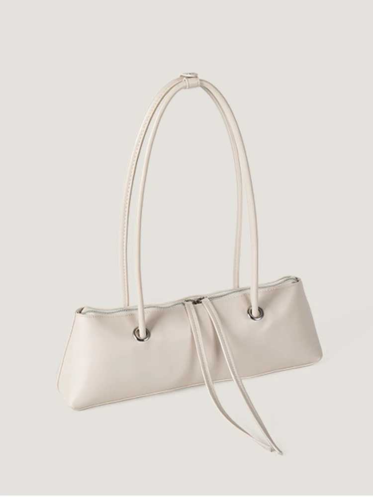 Solid Color Wen Zipper Shoder Bags Spring New Versatile Lady Cmuter Handbags 2025 Trends Fem Underarm Bag Z250121