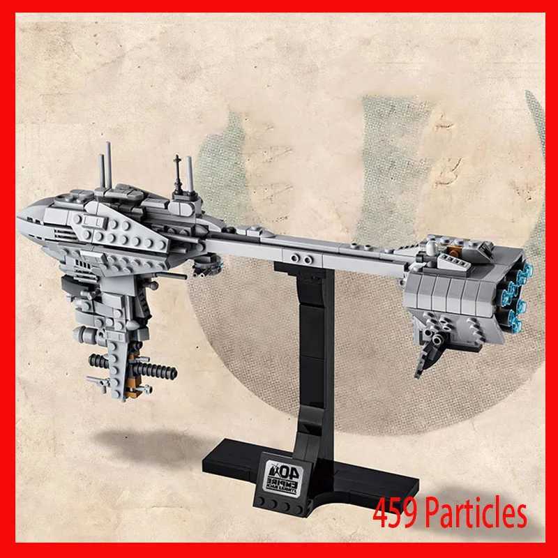 459 pcs MOC-55217 Nebulon B Frigate MOD Medical Ship Building Block Assembly Toys Childrens Birthday Gift Compatible With 77904 W250115