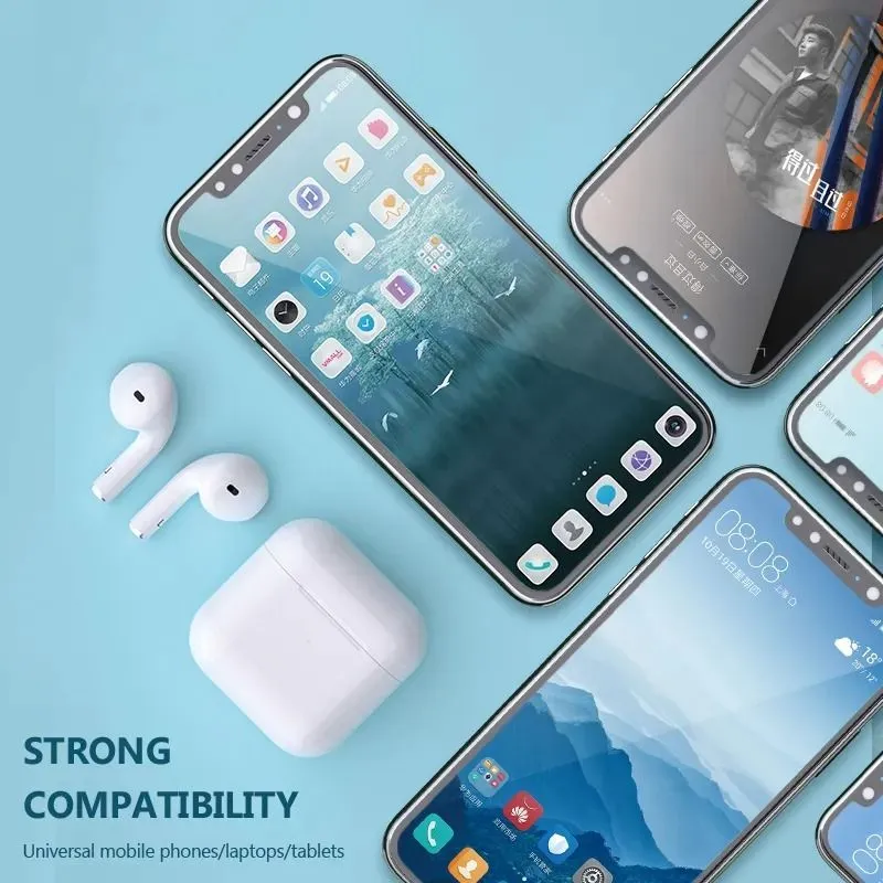 Bluetooth Earphone Pro 4 TWS Wireless Headphone In-Ear Earbud Compatible 5.0 Waterproof Headset with Mic for Xiaomi iPhone Pro4 Earbuds