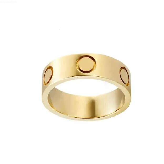 Womens Love Ring Mens Designer Heart Rings Couple Jewelry Titanium Steel Band Fashion Classic Gold Sier Rose Color Screw With Dias Size 5-10 Wedding Gift Ef44c3 288C