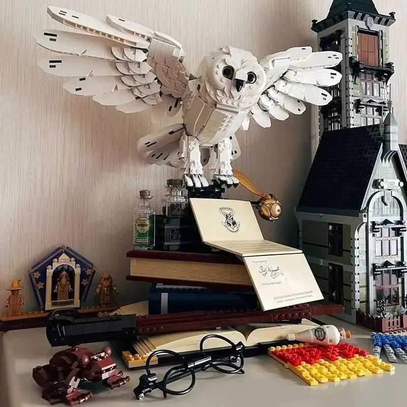 Haidewei Owl Building Blocks Series Assembled Toys Creative Handmade Models Home Desktop Decorations Kids Puzzle Festival Gifts W250115