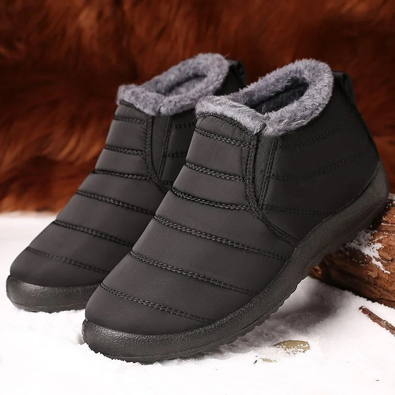 Snow Men Boots Casual Shoes Man Outdoor Mens Winter Sneakers Platform Men Shoe Waterproof Ankle Boots Work Boots Footwear250114bj
