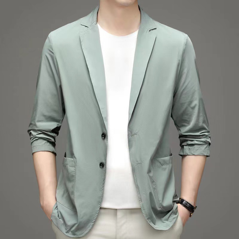 L119Casual Oversized Business Light Suits for Men - Perfect for Spring & Summer