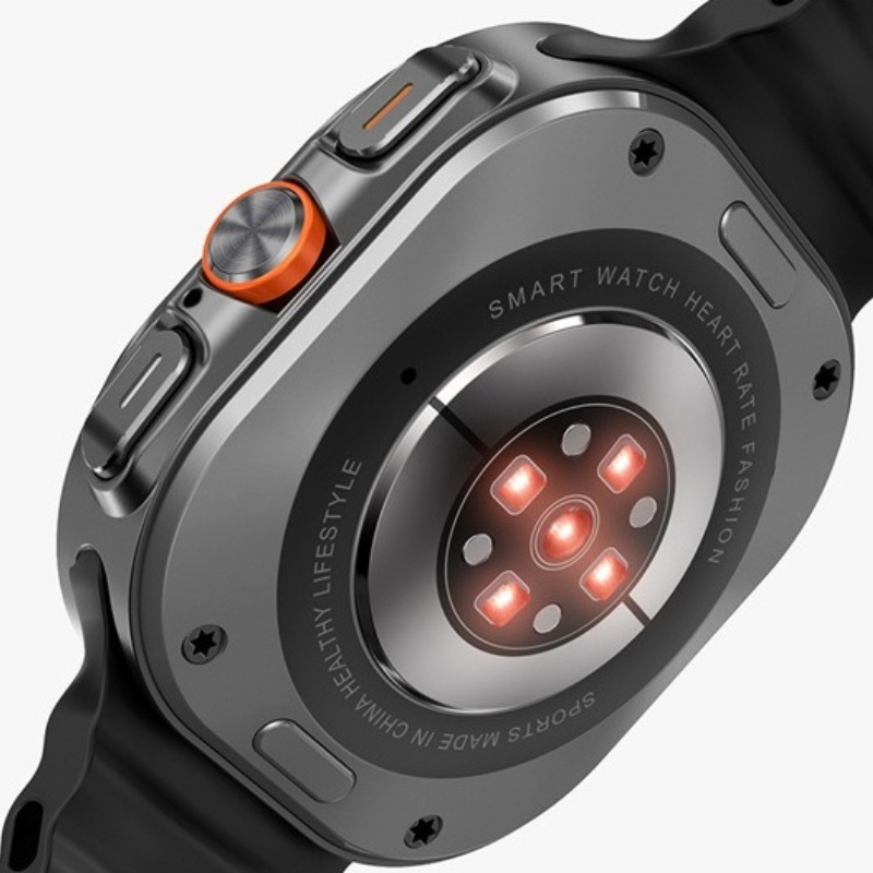 New WATCH ULTRA smart watch heart rate blood oxygen monitoring compass AI voice recording TWS connection watch7 free shipping