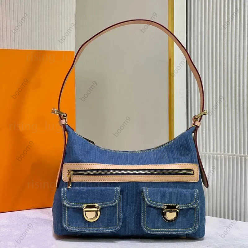 Designer Bag Shiny Leather Bucket Denim bag Shoulder Bag Shopping Bag Women Bag Crossbody Tote Mini Purse High Quality Tote Lady Multiple Colors Canvas Handbag ADKM