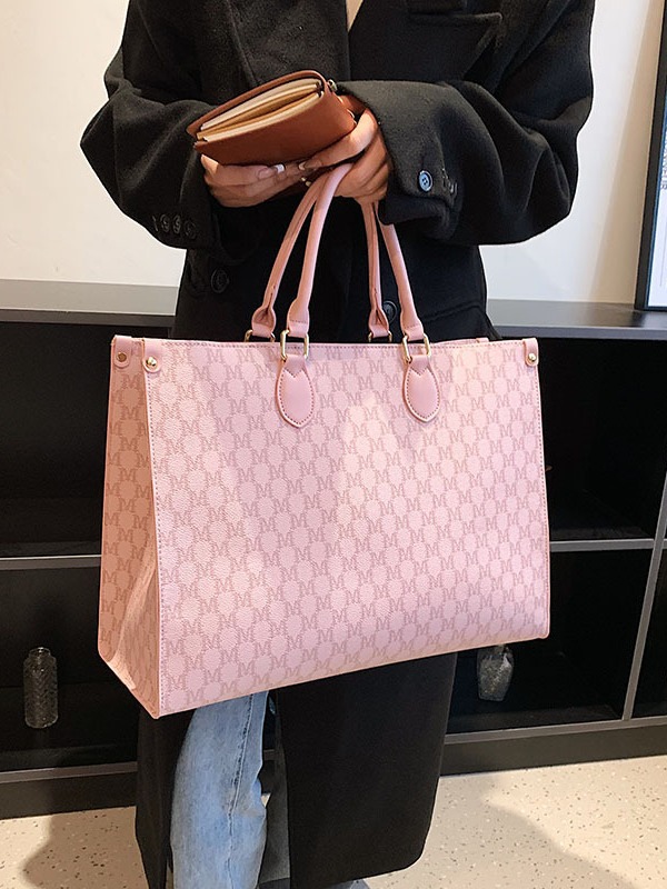 Ladies 2025 new fashion portable shopping bag large capacity commuter Tote bag