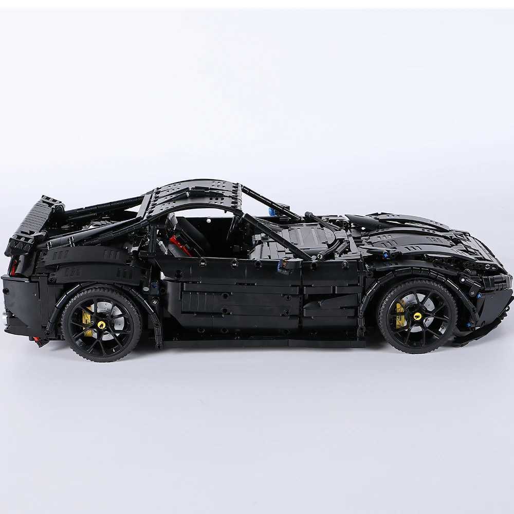 Super Racing Car F12 Model Building Blocks Classic Black Knight 1 8 Size Assembly Set Bricks Technical Kid Toys For Gifts W250115